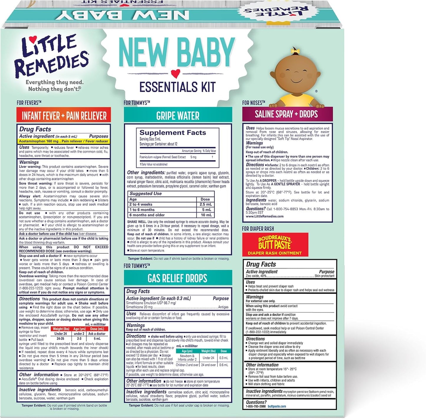 Best Seller: Little Remedies Herbal Supplement with Ginger & Fennel, Soothes Tummy Discomfort from Gas & Hiccups - Gluten & Alcohol-Free, 4 oz