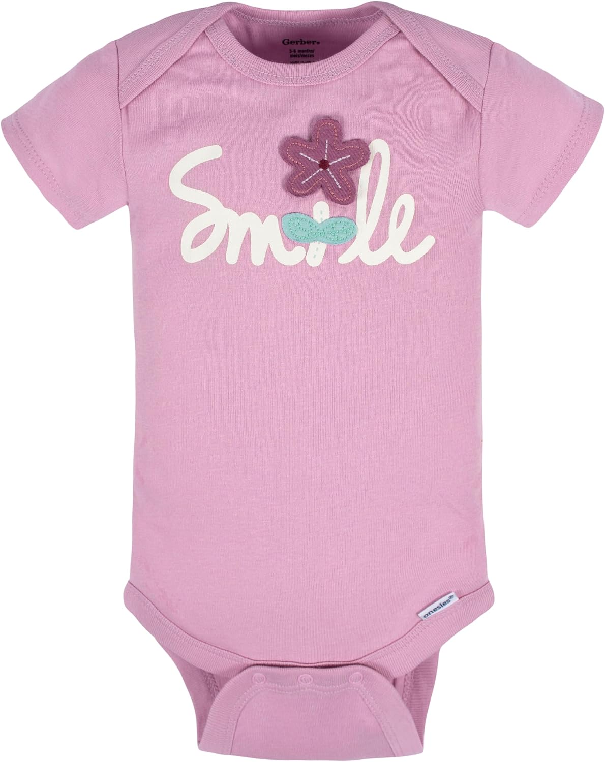 Gerber Baby Girls 8-pack Short Sleeve Onesies Bodysuits