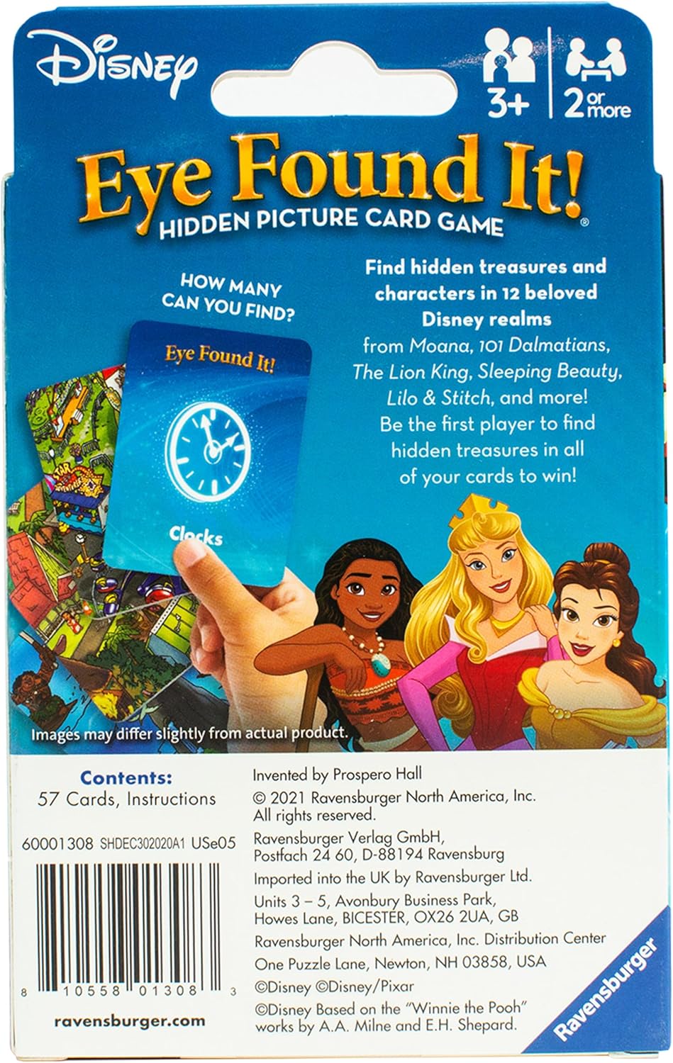 World of Disney Eye Found It! Card Game – Engaging Disney Journey for Skill Development; Perfect Sock Stuffer for Ages 3-5