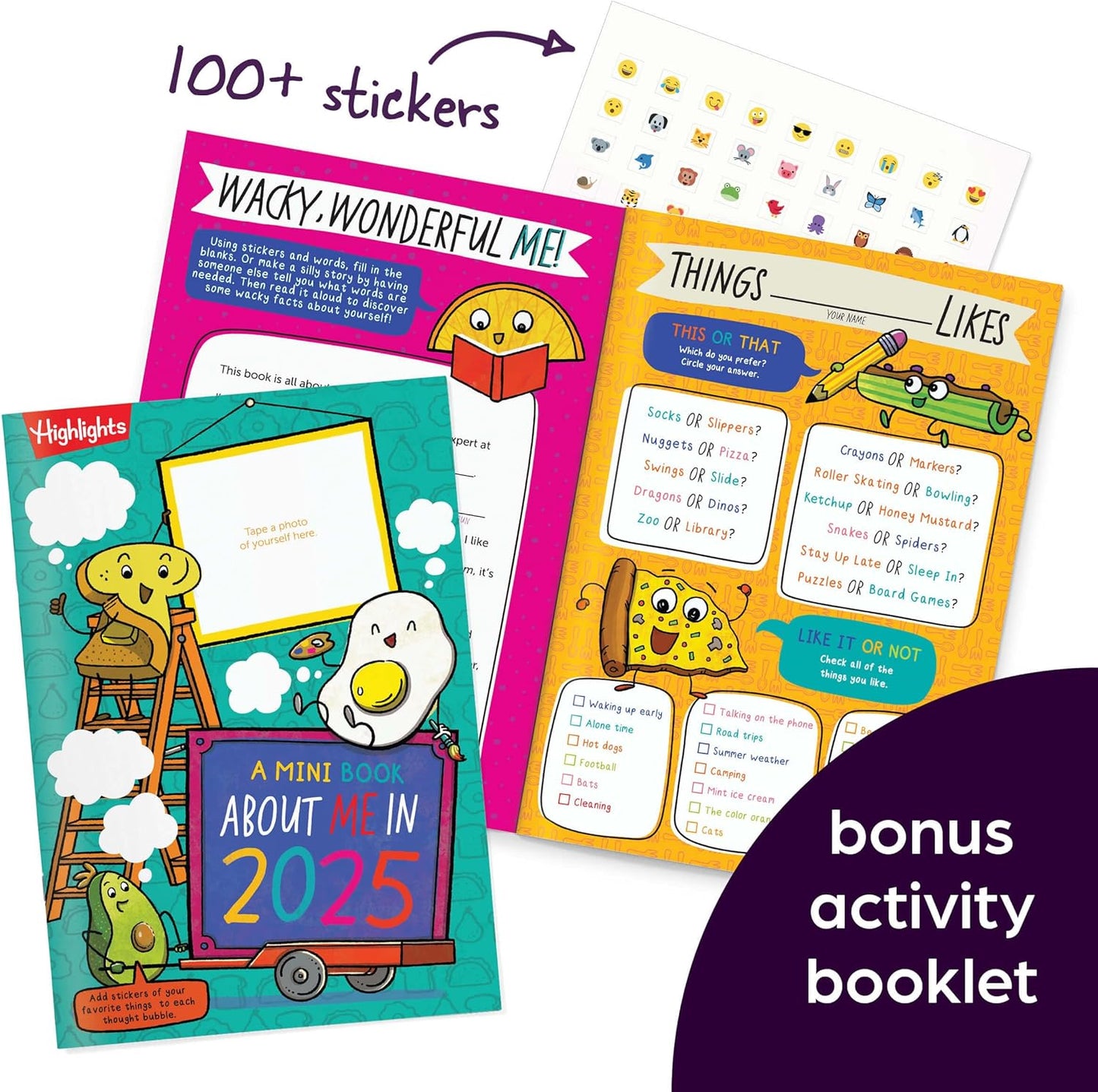 Highlights Hidden Pictures 2025 Activity Books for Kids Ages 6 and Up, 4-Book Set of Travel-Friendly Screen Free Seek and Find Fun, Books Double as Coloring Books