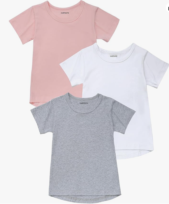 Graphic Short-Sleeve Tees for Girls & Boys: Round-Neck Shirts, Kids' Apparel, Multipacks