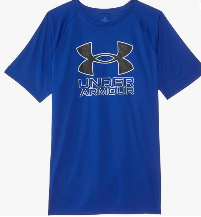 Under Armour Boys' Short-Sleeve Hybrid Tech Print T-Shirt