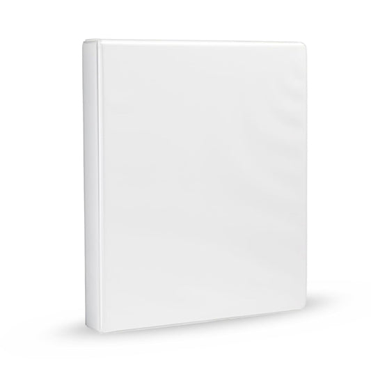 3-Ring Binder, 1-Inch, White, Pack of 1 - Improved title: