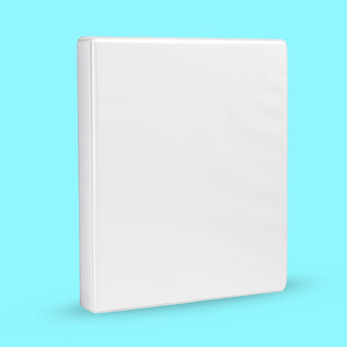 3-Ring Binder, 1-Inch, White, Pack of 1 - Improved title: