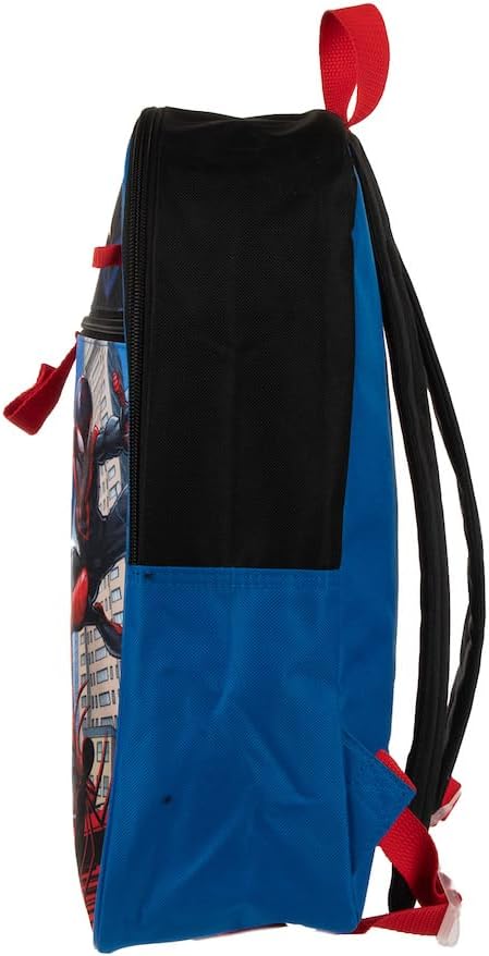 Marvel Spiderman Backpack Set: 5 or 6-Piece, Vibrant Multi-Color, Modern Design
