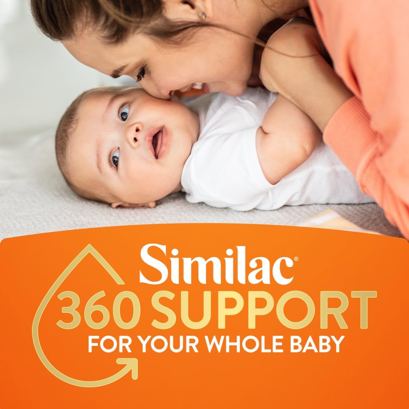 Similac Sensitive Infant Formula: 360 Total Care for Gas & Fussiness from Lactose Sensitivity. Includes 5 Prebiotic HMOs, No GMOs. 20.1 oz Powder Can.