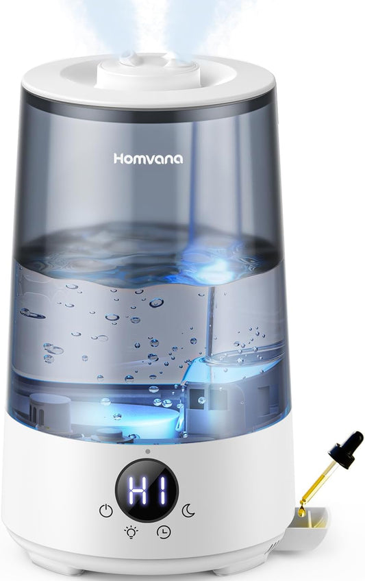 Premium 3.6L Cool Mist Humidifier: 34-Hour Run Time, Ultra-Quiet 16dB, Ideal for Baby Rooms & Aroma Therapy