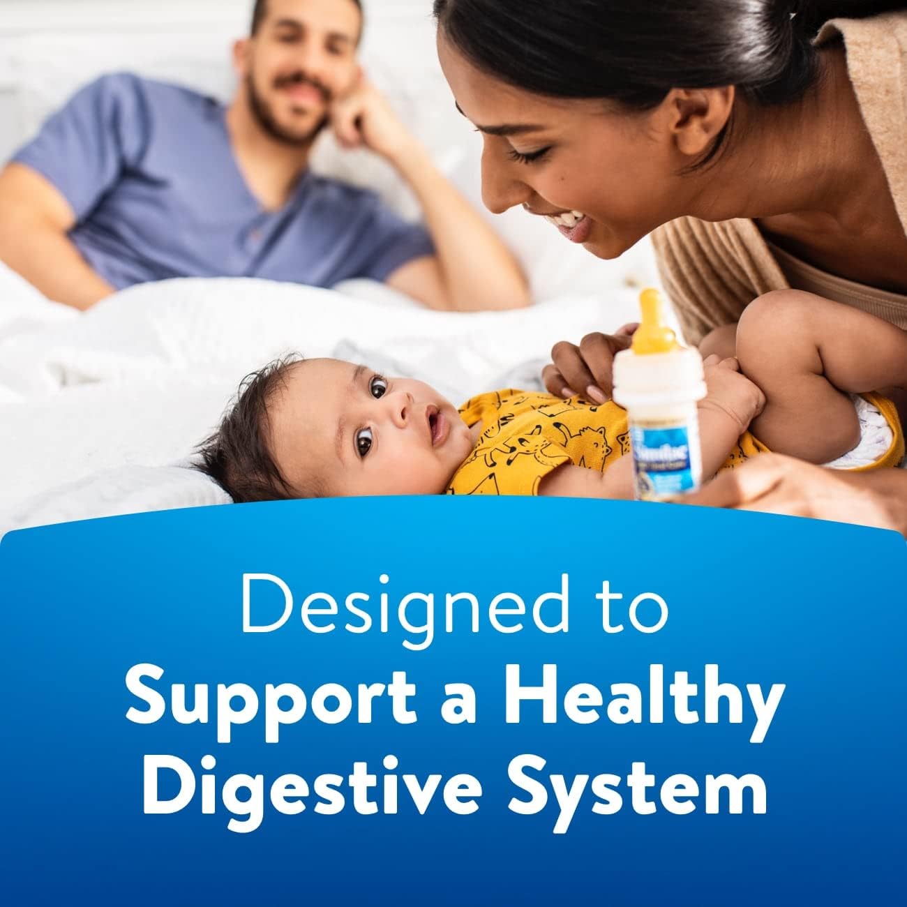 Similac 360 Total Care Formula: 5 HMO Prebiotics, Closest to Breast Milk, Non-GMO, 2 oz Bottle, Ready to Feed.