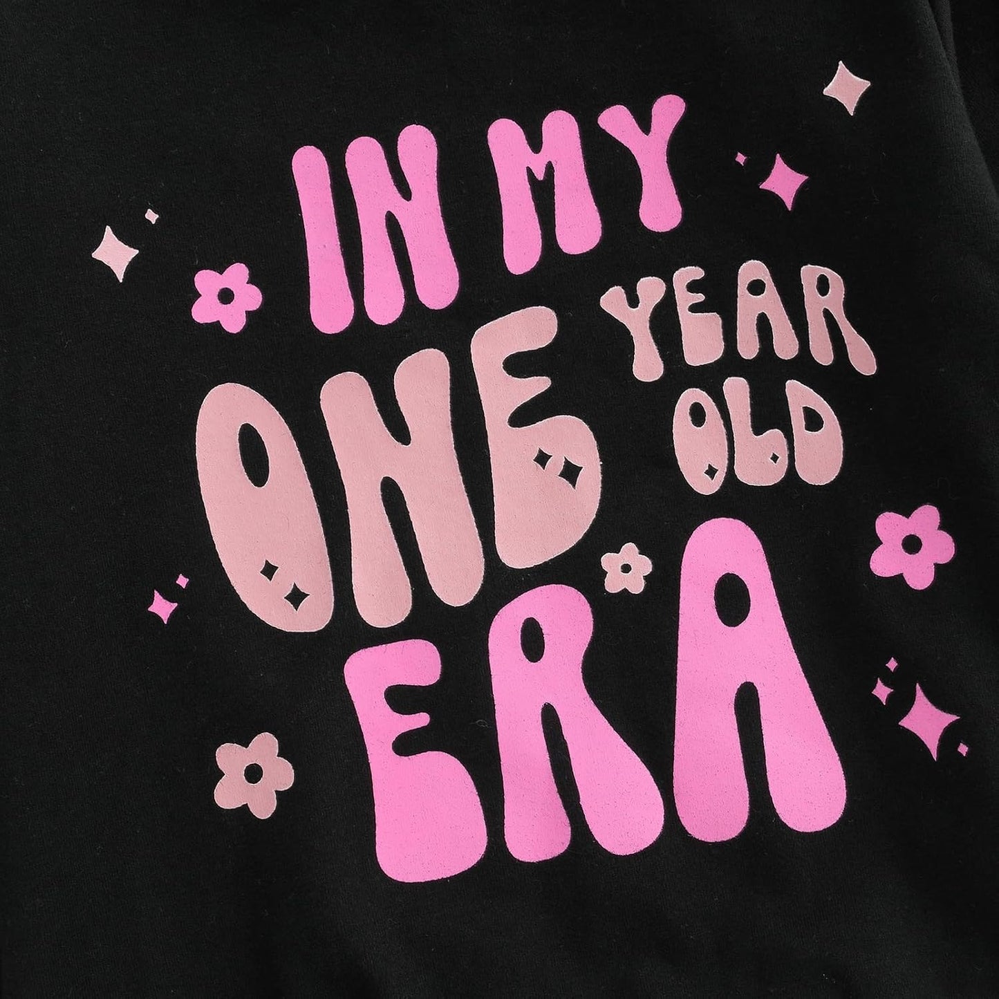 WZTYYDS Baby Girl First Birthday Outfit In My One Year Old Era Sweatshirt Fall Long Sleeve 1st Birthday Shirt Pants Set