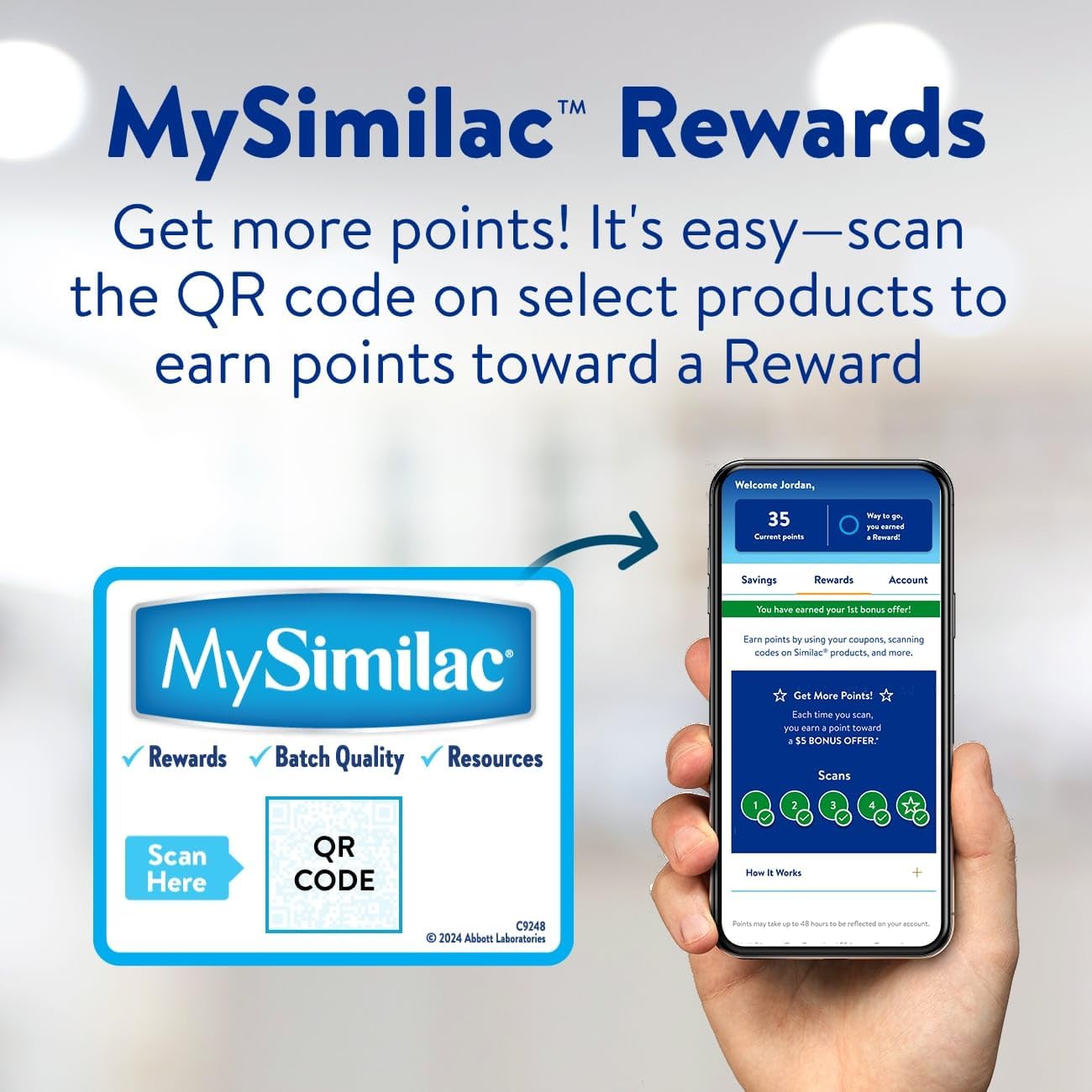 Similac 360 Total Care Infant Formula, Has 5 HMO Prebiotics, Our Closest Prebiotic Blend to Breast Milk, Non-GMO, Baby Formula Powder, 20.6-oz Tub