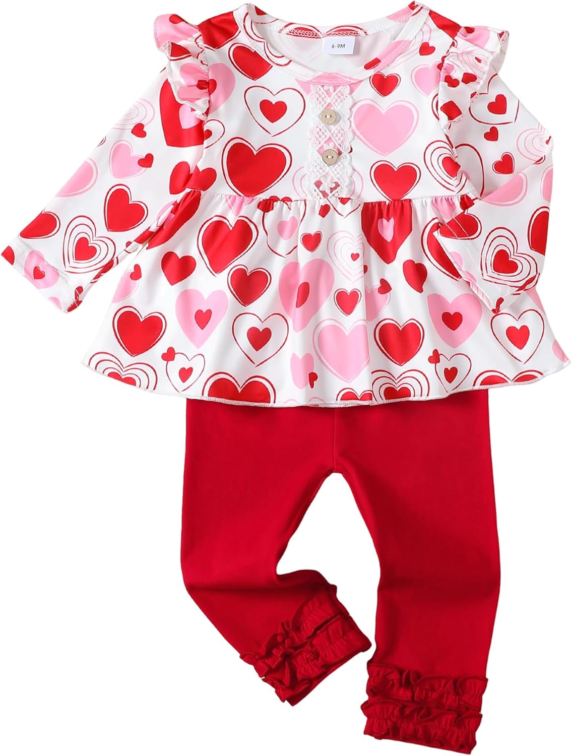 Baby Girl Clothes Toddler Girl Outfits Ruffle Shirt Pants Cute Infant Outfit Set Baby Girl Fall Winter Clothes