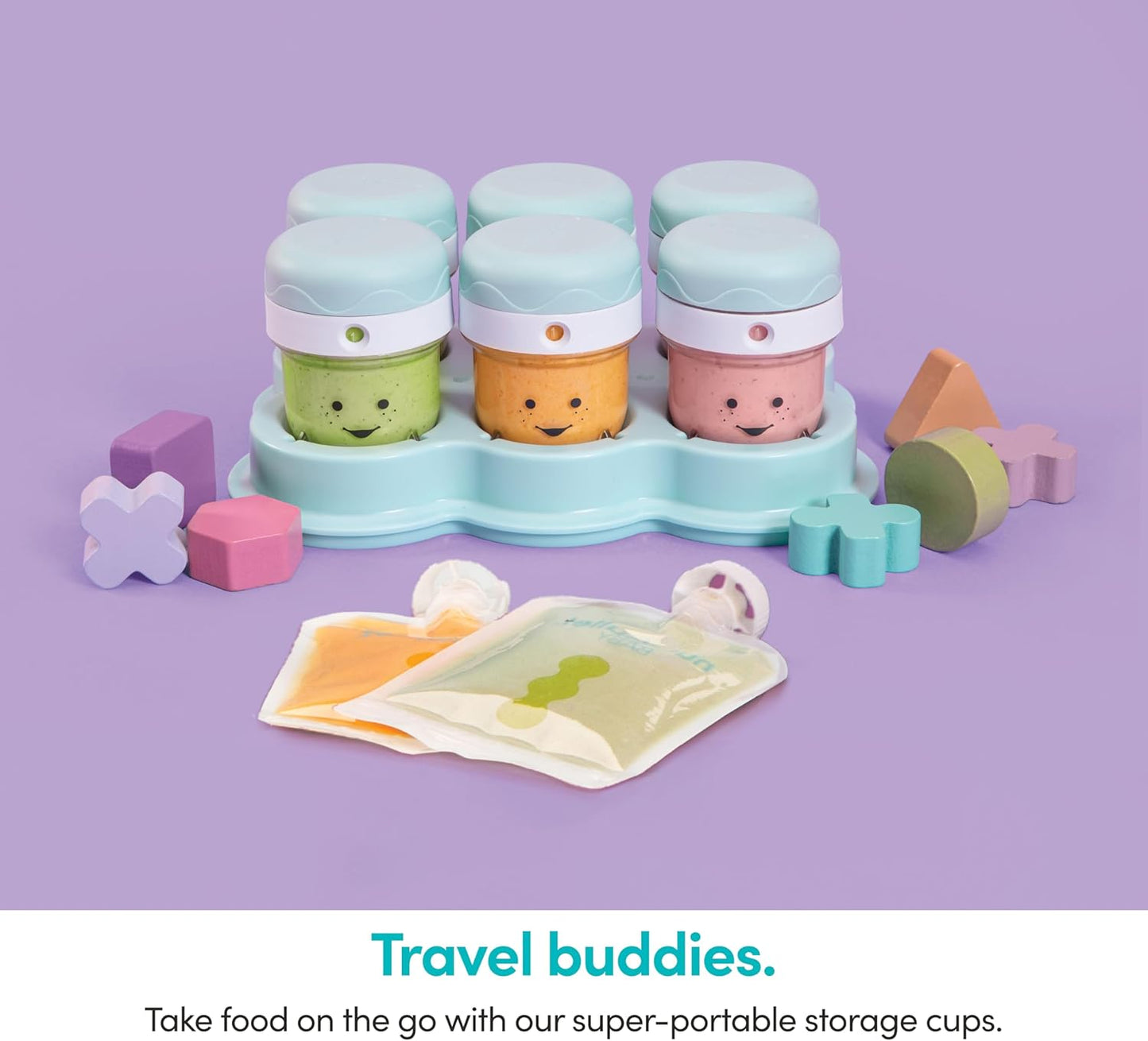 Premium NutriBullet Baby Food Maker System, 32 oz, Blue: Easy & Quick Nutrition