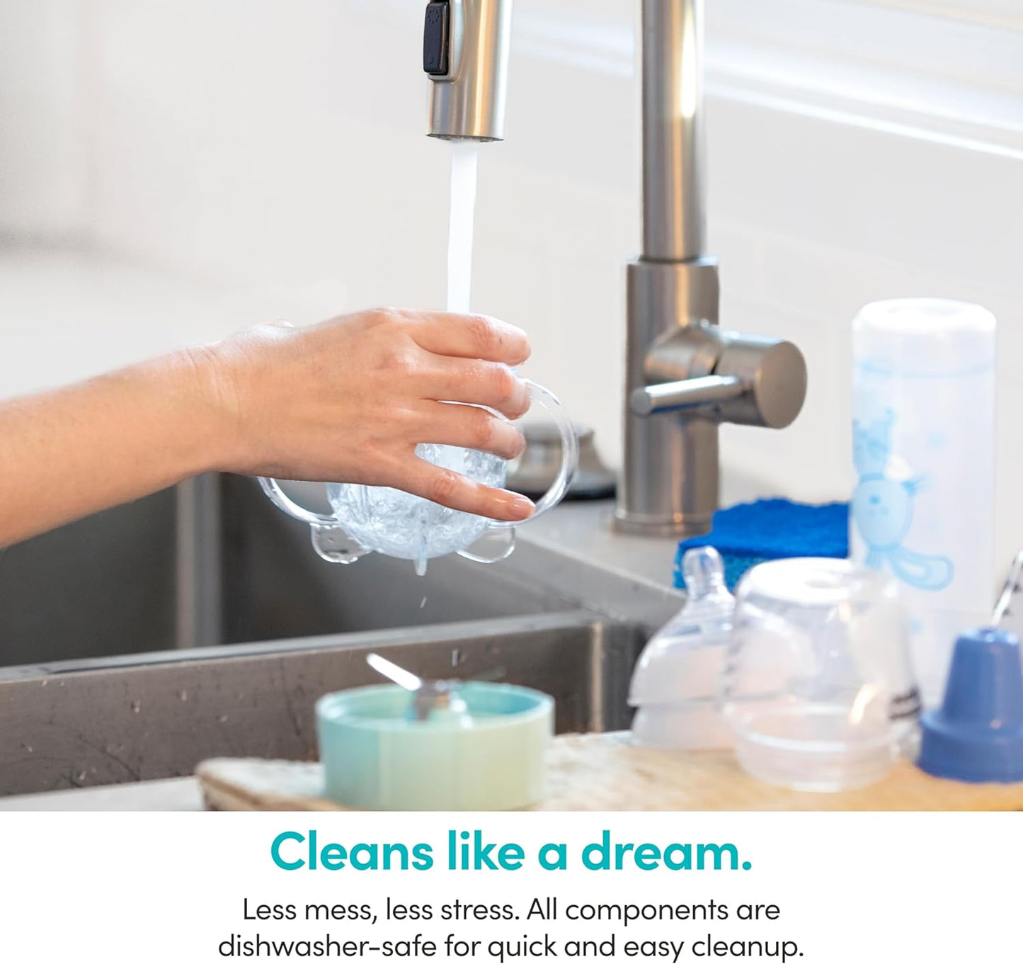 Premium NutriBullet Baby Food Maker System, 32 oz, Blue: Easy & Quick Nutrition