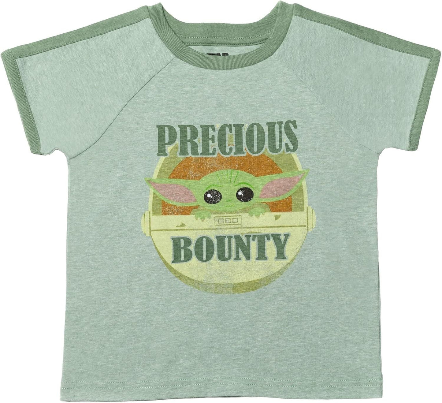 Best Value! Star Wars Mandalorian Kid's Set: French Terry Tee & Shorts