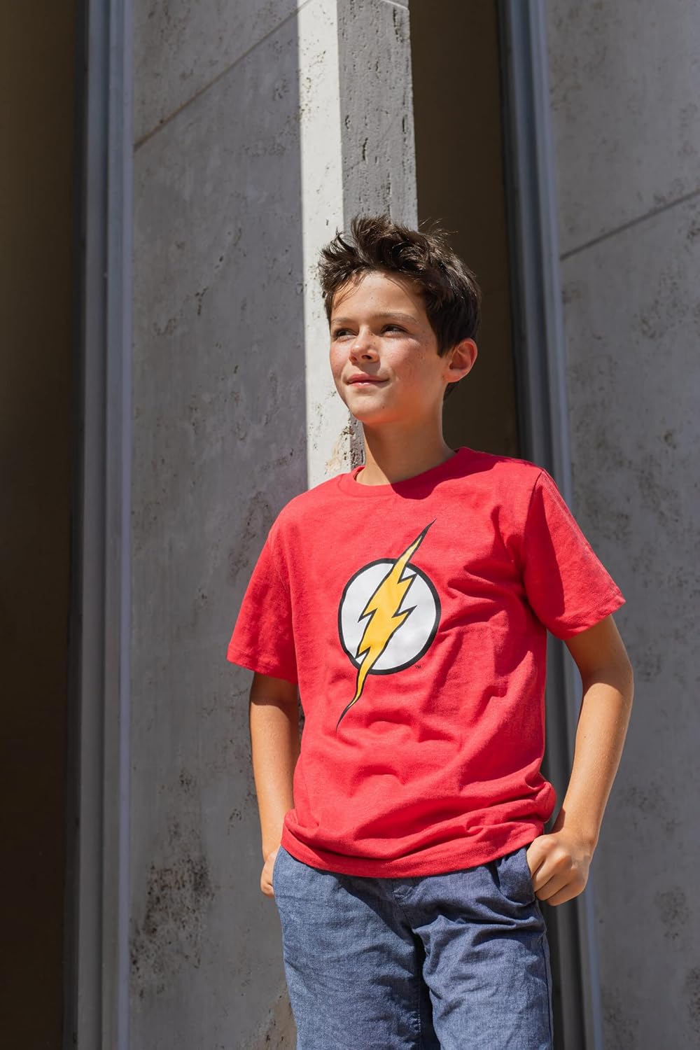 Justice League Kids' & Adult's 3-Pack T-Shirts: Batman, Superman, The Flash