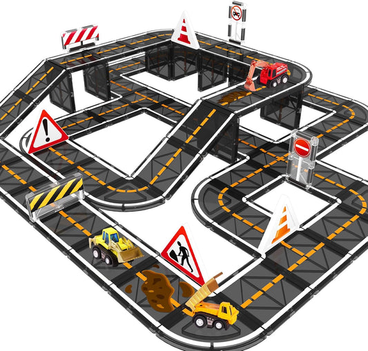 Magnetic Tiles Building Set: Montessori-Inspired, Ages 3-5, Educational Construction Toy for Kids