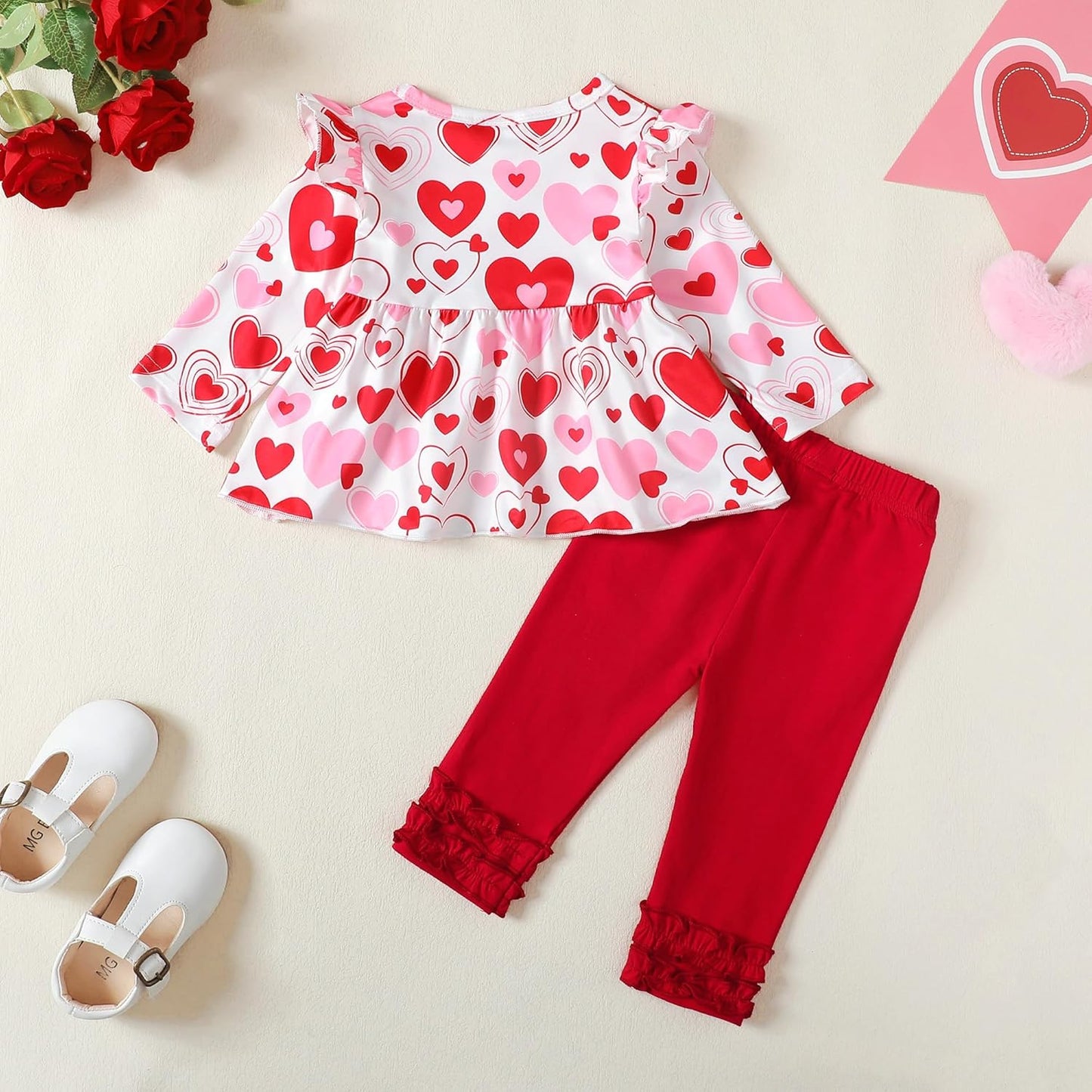 Baby Girl Clothes Toddler Girl Outfits Ruffle Shirt Pants Cute Infant Outfit Set Baby Girl Fall Winter Clothes