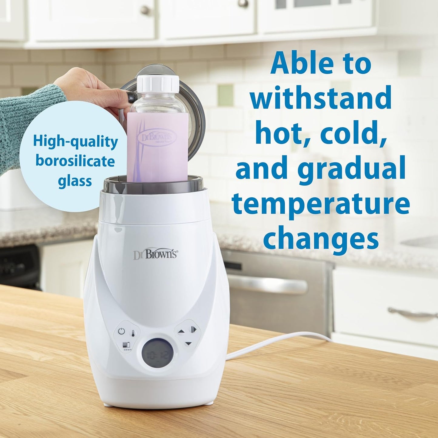 Best Anti-Colic Glass Baby Bottle: Dr. Brown's Options+ Narrow 8 Oz, Slow Flow Level 1, 4-Pack (0+ Months)