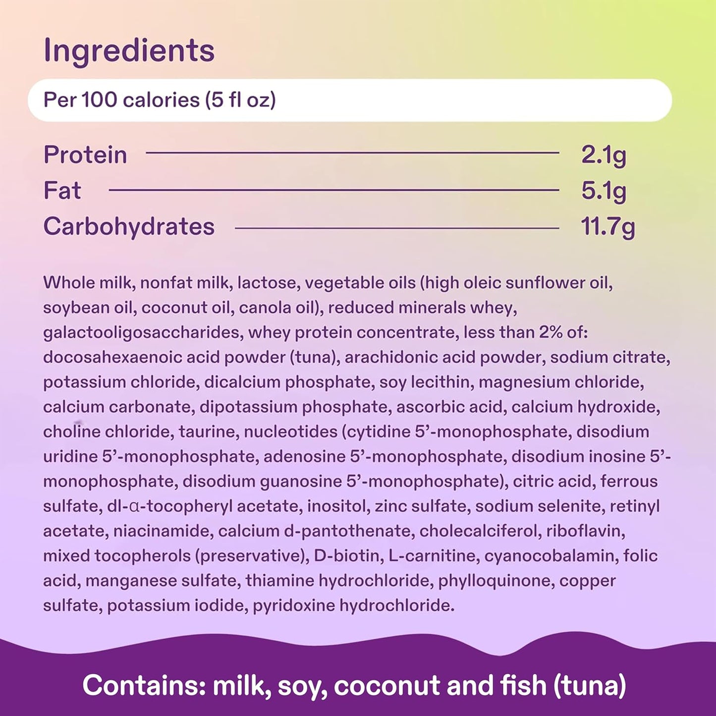 A2 Platinum® Infant Formula for Babies 0-12 Months, Natural Milk-Based Powder with Iron. Nutritionally complete, pure A2 milk - 14.1 oz can.