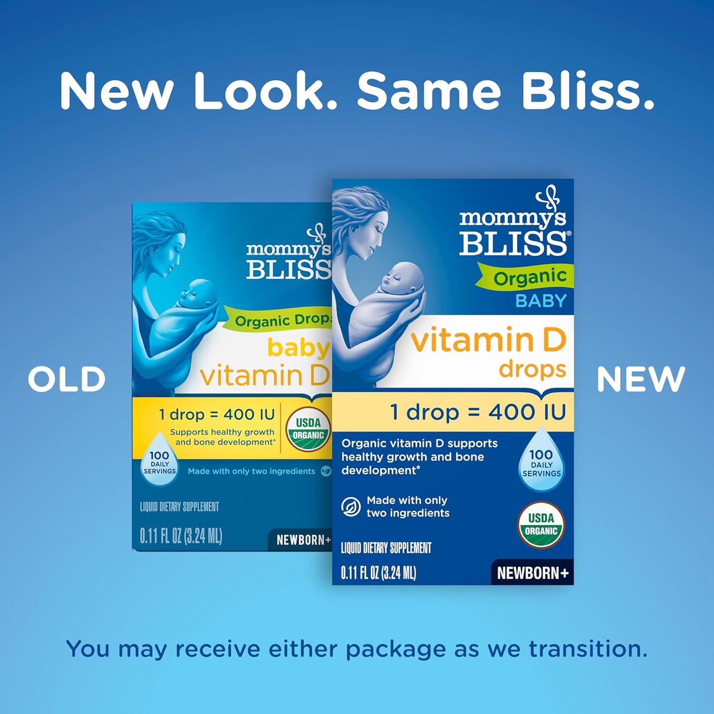 Premium Organic Vitamin D Drops for Moms | Best of Nature, 0.11 oz - Mommy's Bliss