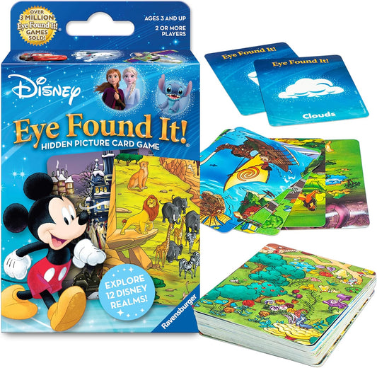 World of Disney Eye Found It! Card Game – Engaging Disney Journey for Skill Development; Perfect Sock Stuffer for Ages 3-5