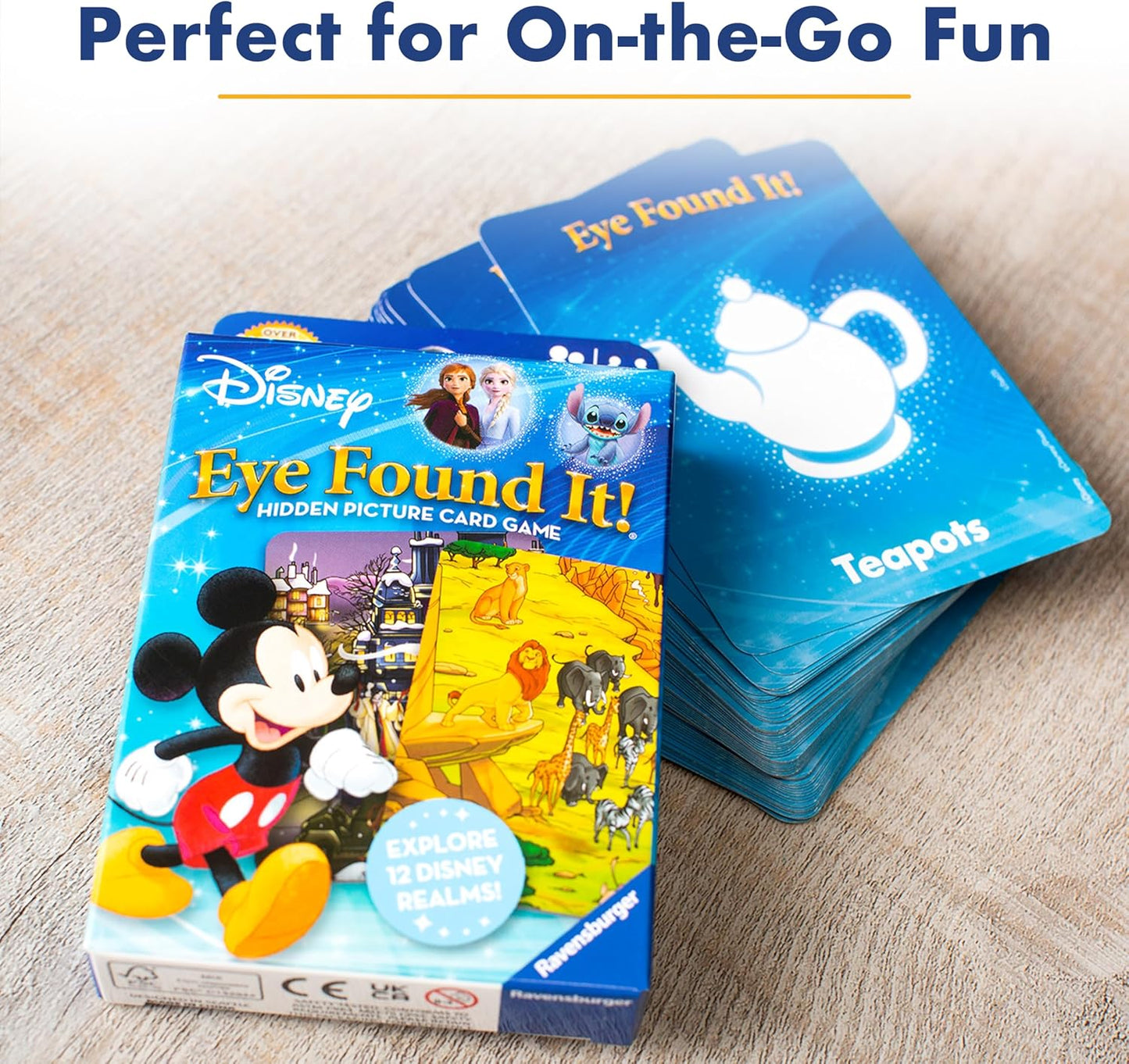 World of Disney Eye Found It! Card Game – Engaging Disney Journey for Skill Development; Perfect Sock Stuffer for Ages 3-5
