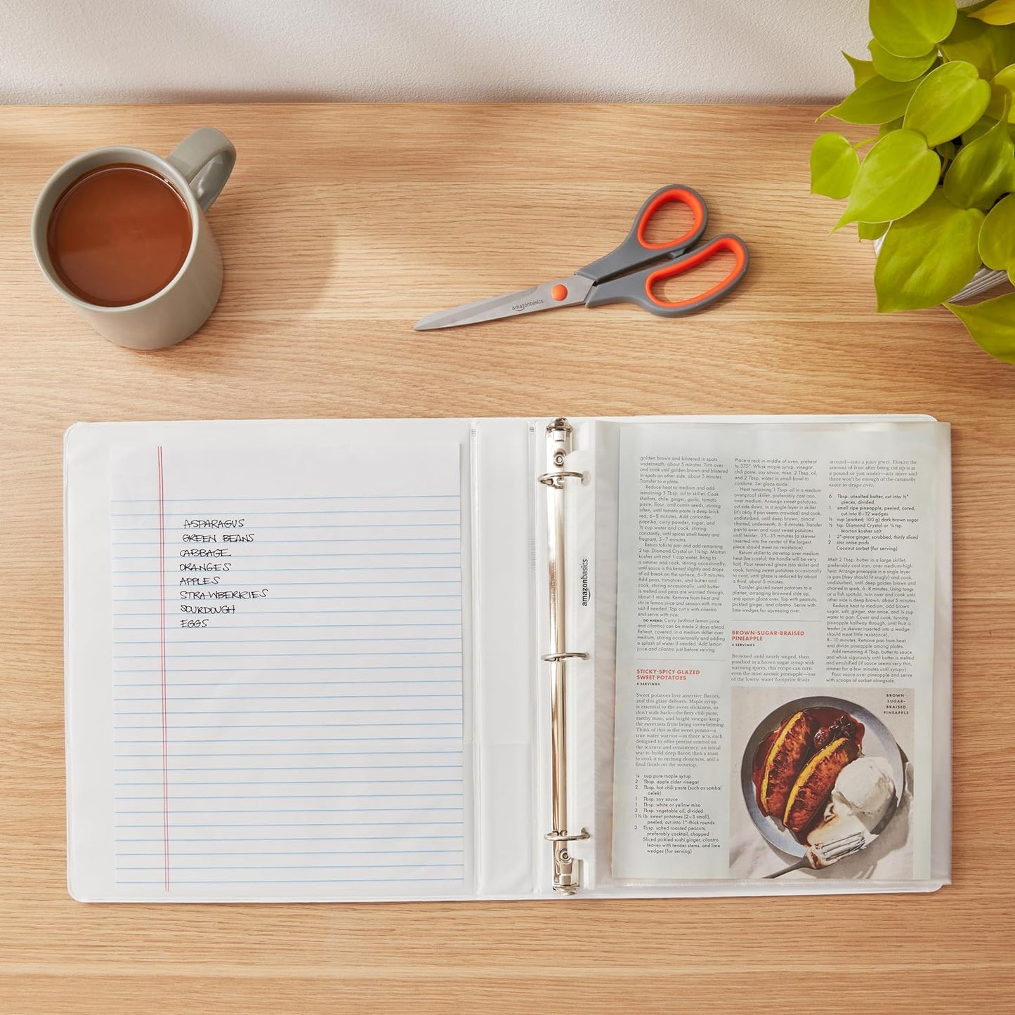 3-Ring Binder, 1-Inch, White, Pack of 1 - Improved title: