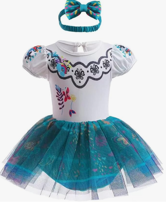 Princess Costumes Bodysuit Outfit for Baby Infant Romper Jumpsuit with Headband