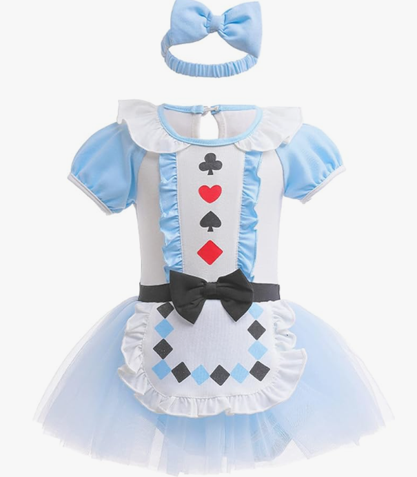 Princess Costumes Bodysuit Outfit for Baby Infant Romper Jumpsuit with Headband