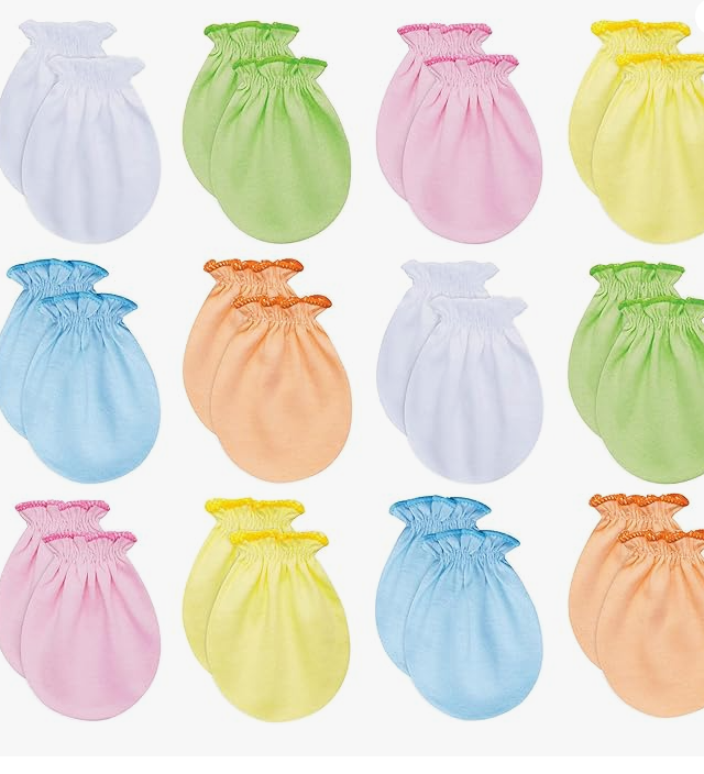 Premium Cotton Scratch-Resistant Hats for Newborns - RATIVE Brand, 0-6 Months