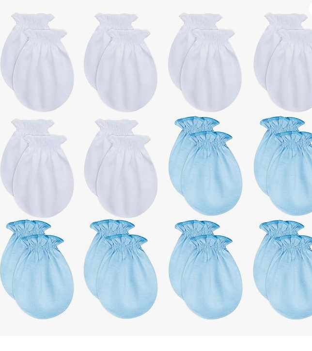 Premium Cotton Scratch-Resistant Hats for Newborns - RATIVE Brand, 0-6 Months