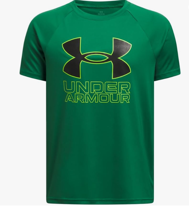 Under Armour Boys' Short-Sleeve Hybrid Tech Print T-Shirt