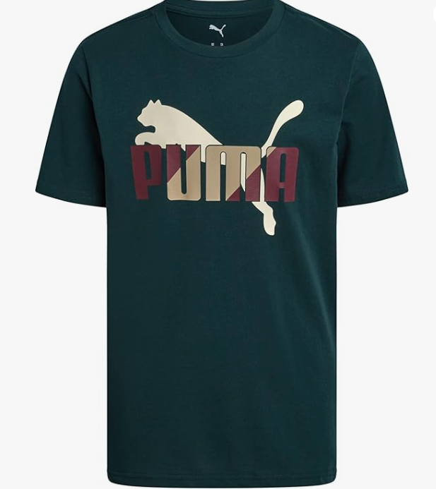 PUMA Boys T-Shirt - Cat Logo T-Shirt for Boys - Athletic Crewneck Short Sleeve Tee (S-XL)