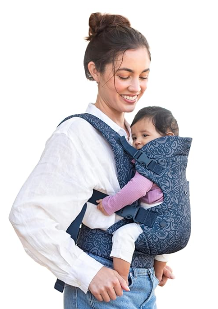 Infantino Flip 4-in-1 Convertible Baby Carrier, Adjustable, Ergonomic Babywearing, Registry Essential, Baby Carrier for Newborn to Toddler, Gray