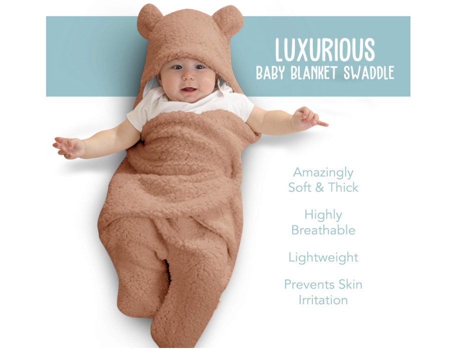 Best Seller: Premium Soft Baby Swaddle Wrap - Ideal for 0-6 Month Olds, Perfect Baby Shower Gift & Registry Must-Have