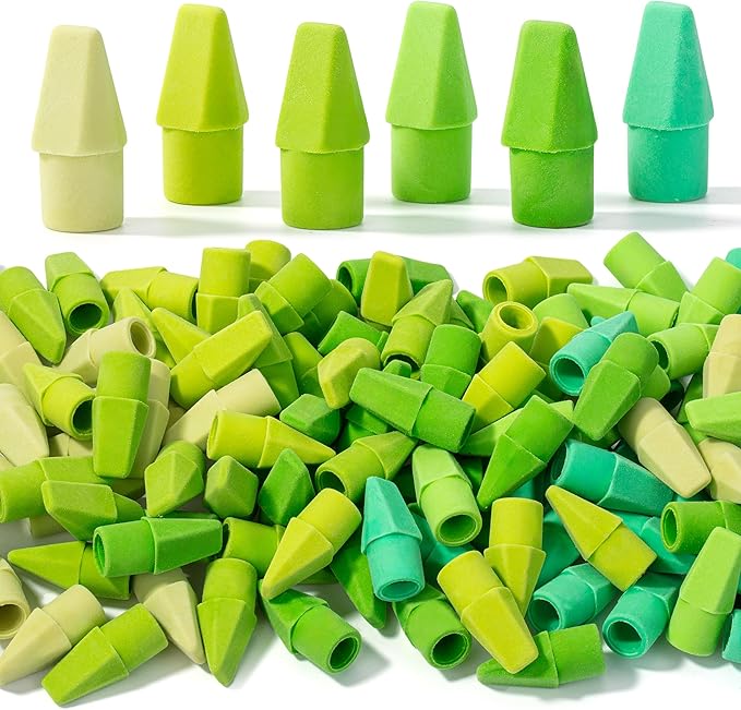 Mr. Pen Erasers for Pencils, 120 Pack, Pencil Top Erasers, Eraser Caps, Cap Tops, Topper Erasers. Ereaser
