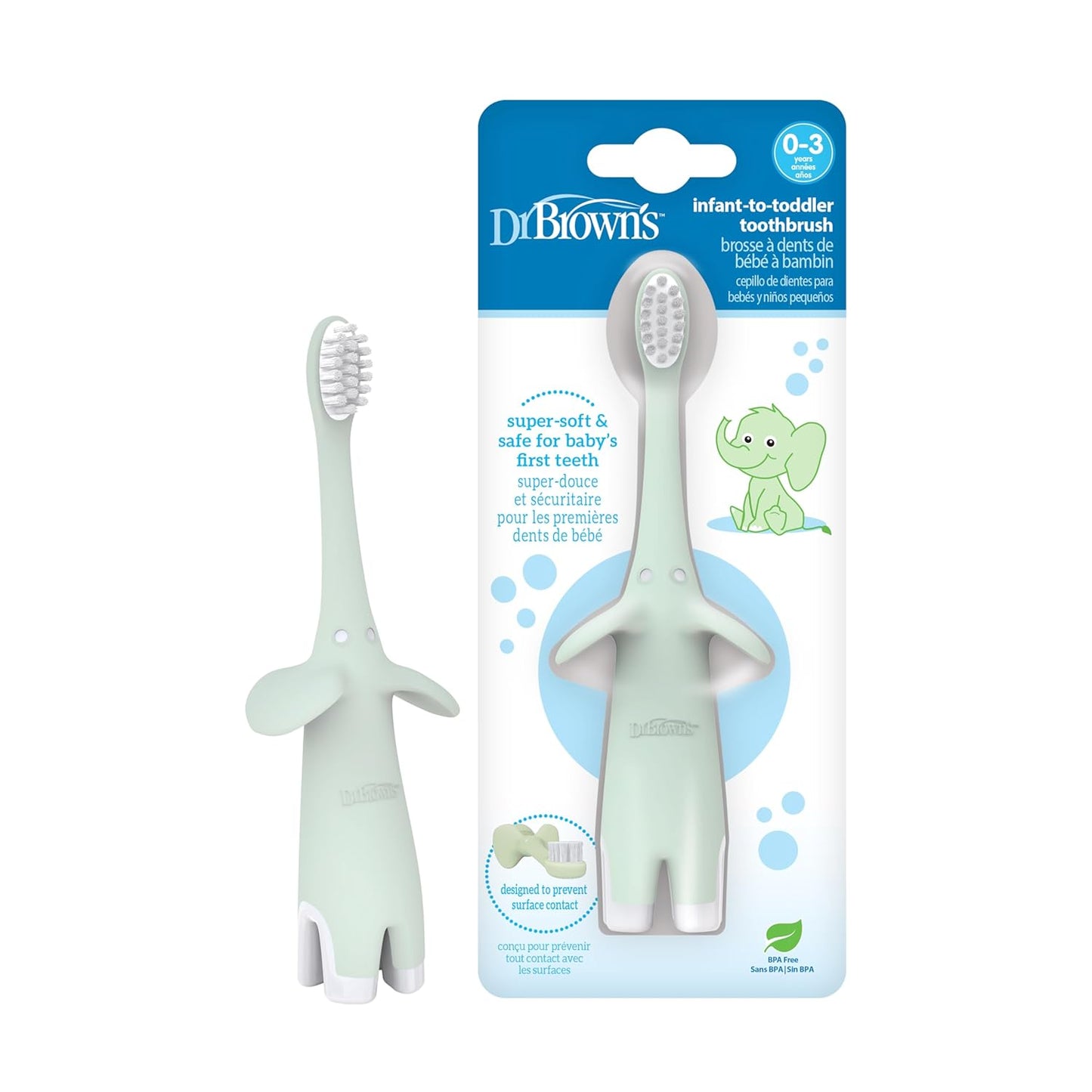 Dr. Brown's Infant-to-Toddler Toothbrush, Giraffe