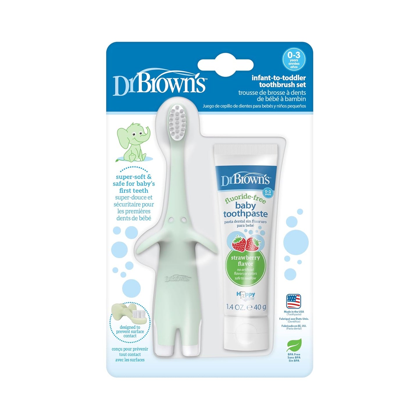 Dr. Brown's Infant-to-Toddler Toothbrush, Giraffe