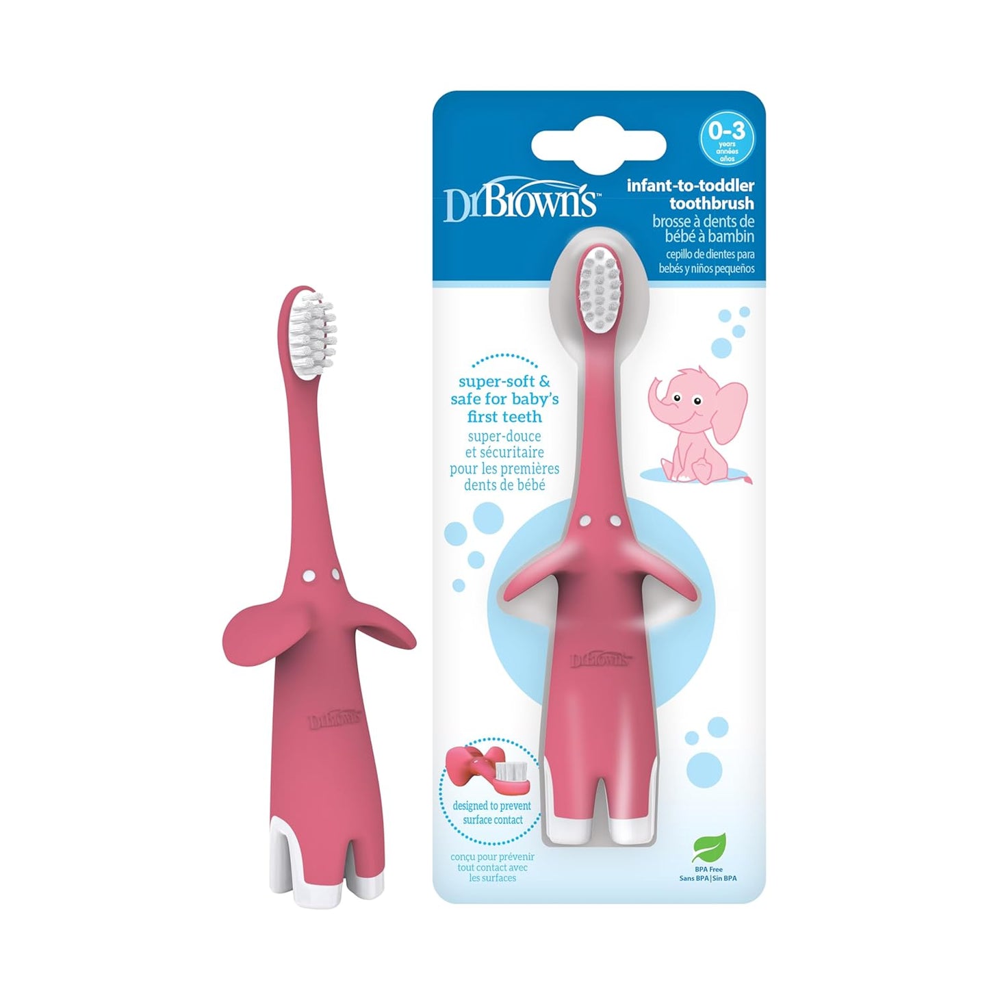 Dr. Brown's Infant-to-Toddler Toothbrush, Giraffe