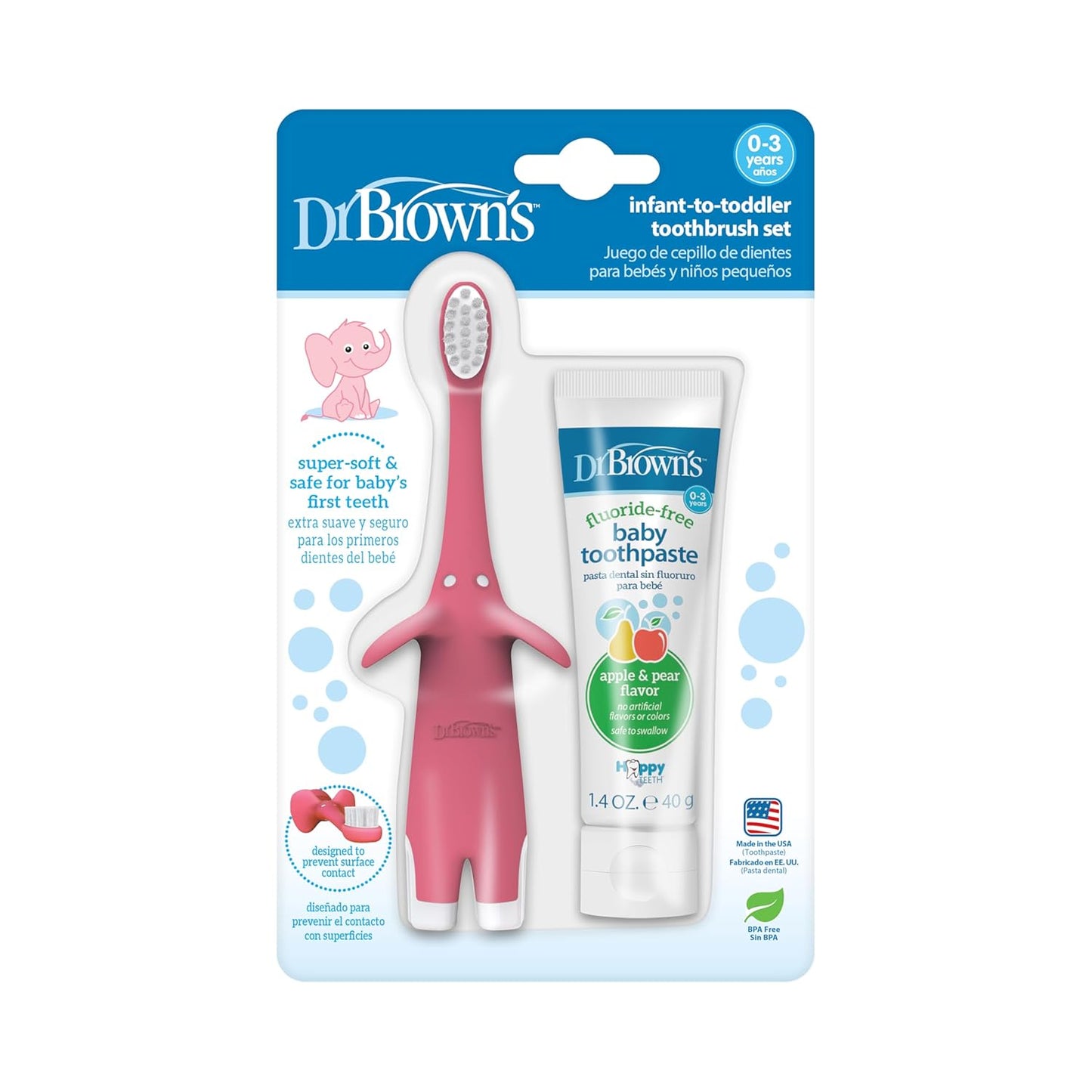 Dr. Brown's Infant-to-Toddler Toothbrush, Giraffe