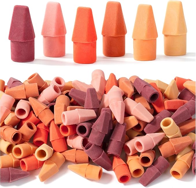 Mr. Pen Erasers for Pencils, 120 Pack, Pencil Top Erasers, Eraser Caps, Cap Tops, Topper Erasers. Ereaser