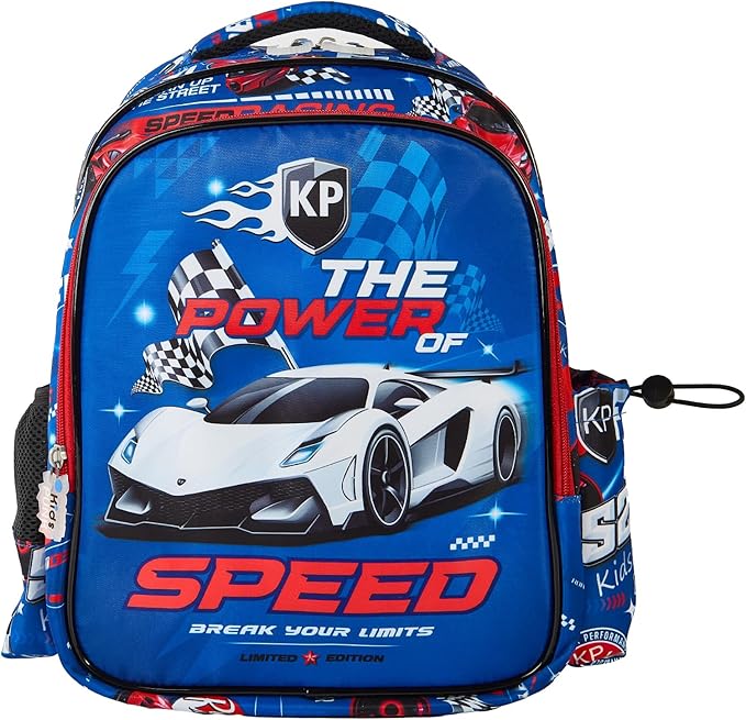 16-inch Girls' Backpack for Preschool & Early Elementary: Purple Cat Design, Classic Style.